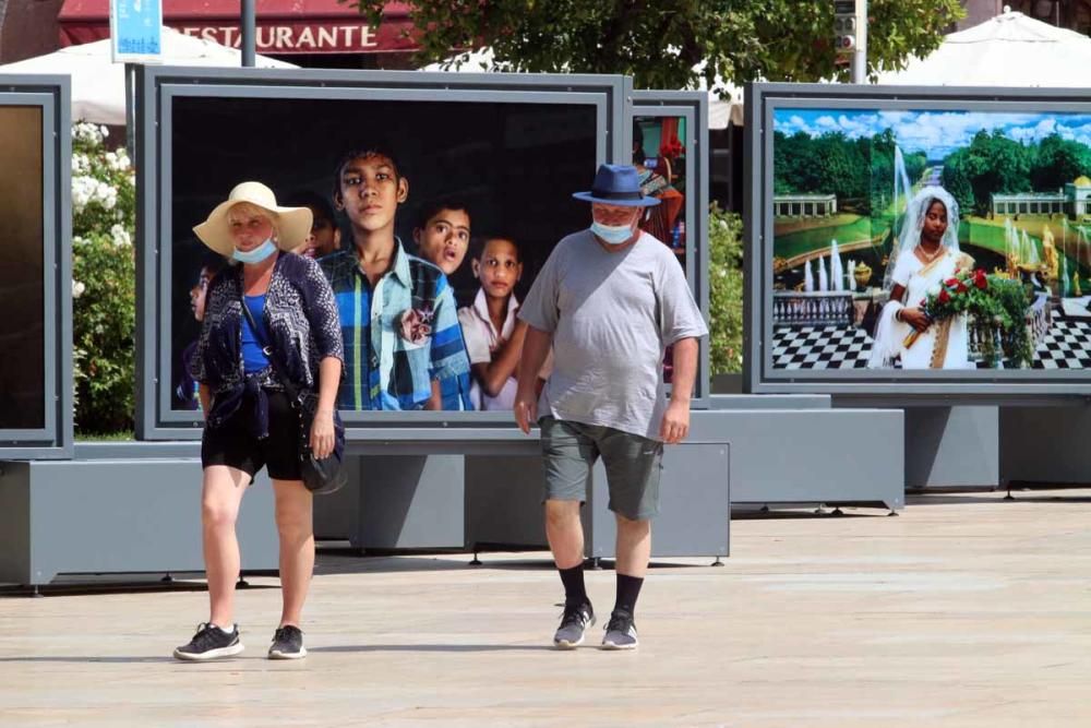 El calor se deja notar con fuerza en Málaga