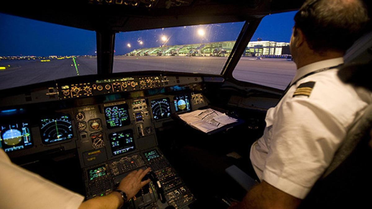 cabina DE UN AVIÓN