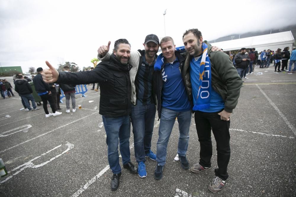 La afición azul apoya a su equipo