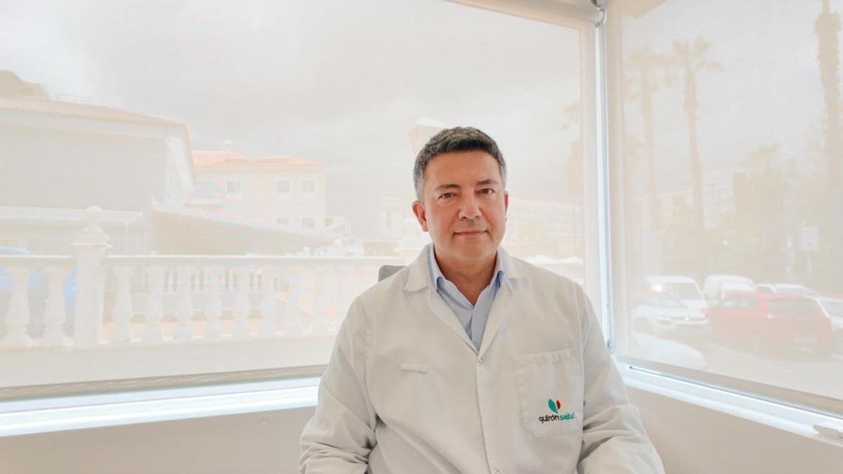 Dr. Guillermo Conde, jefe del servicio de Urología de los hospitales Quirónsalud en Tenerife