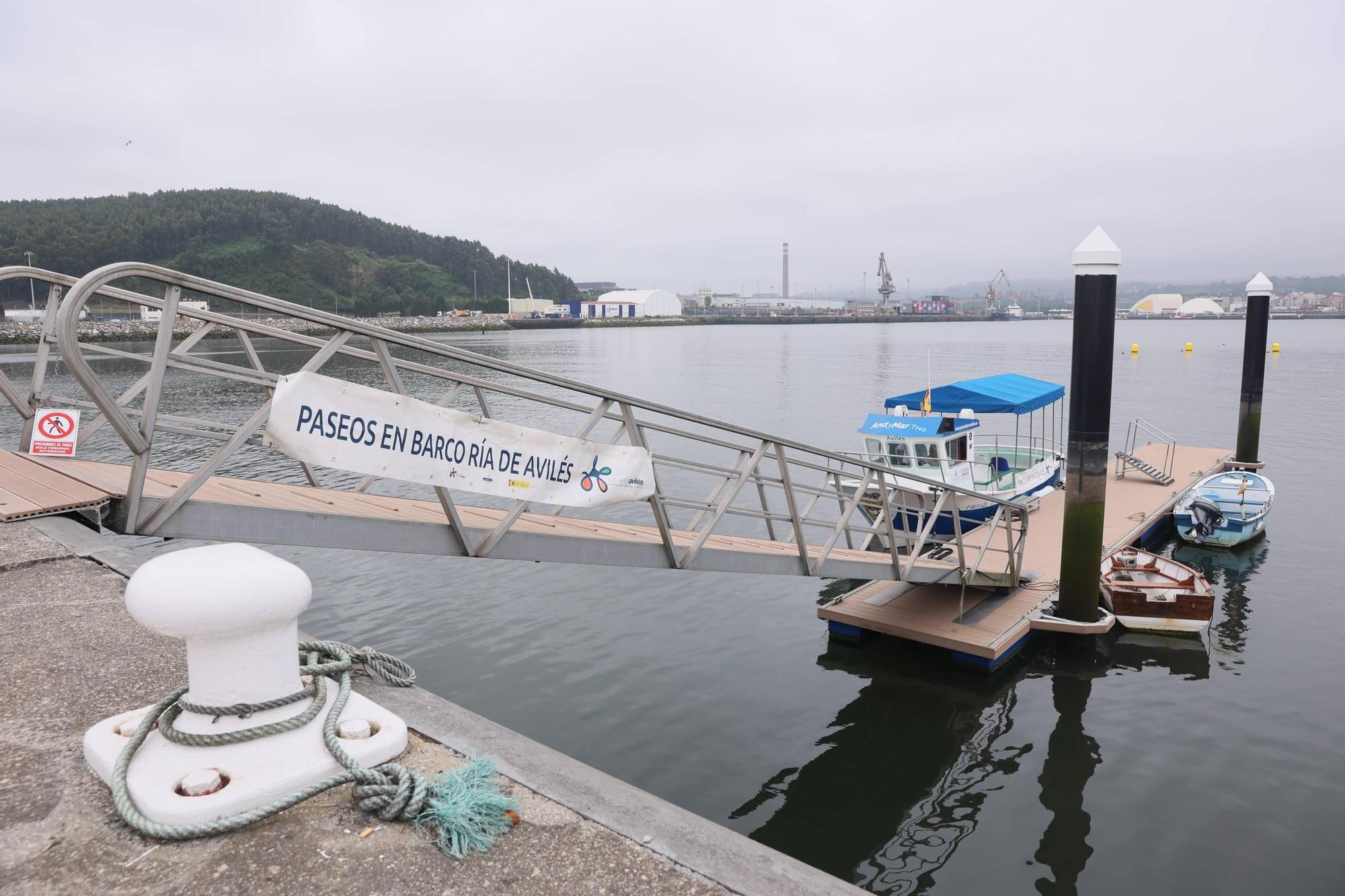 Regresan los paseos en lancha por la ría de Avilés: y hay novedades