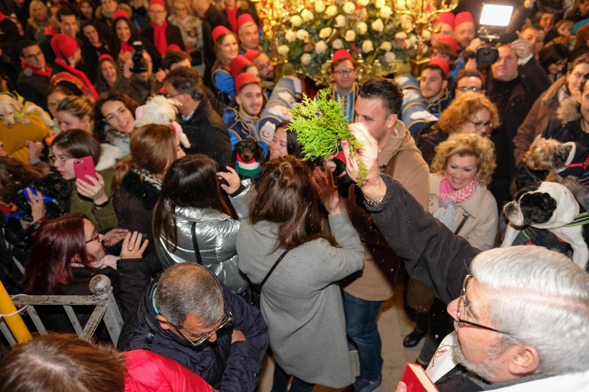 Así fue la última media fiesta de Elda el día de San Antón de 2020 dos meses antes de irrumpir la pandemia de Covid-19