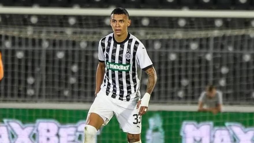 Kervin Arriaga, en un partido con el Partizan de Belgrado.