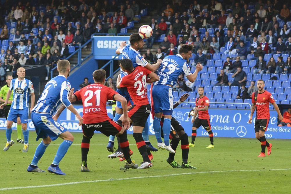 El Dépor le gana al Mallorca 1-0 en el descuento