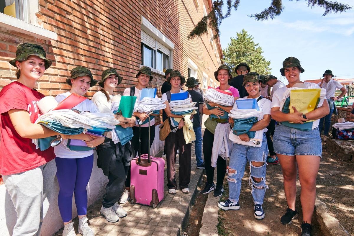 Un grupo de alumnas del Cefot.