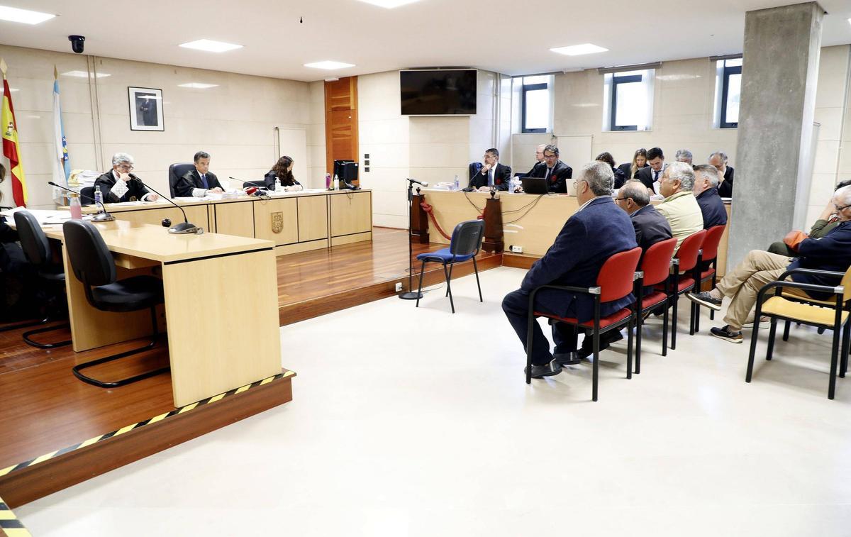 Sala del juzgado de la Sección Sexta de la Audiencia Provincial de A Coruña