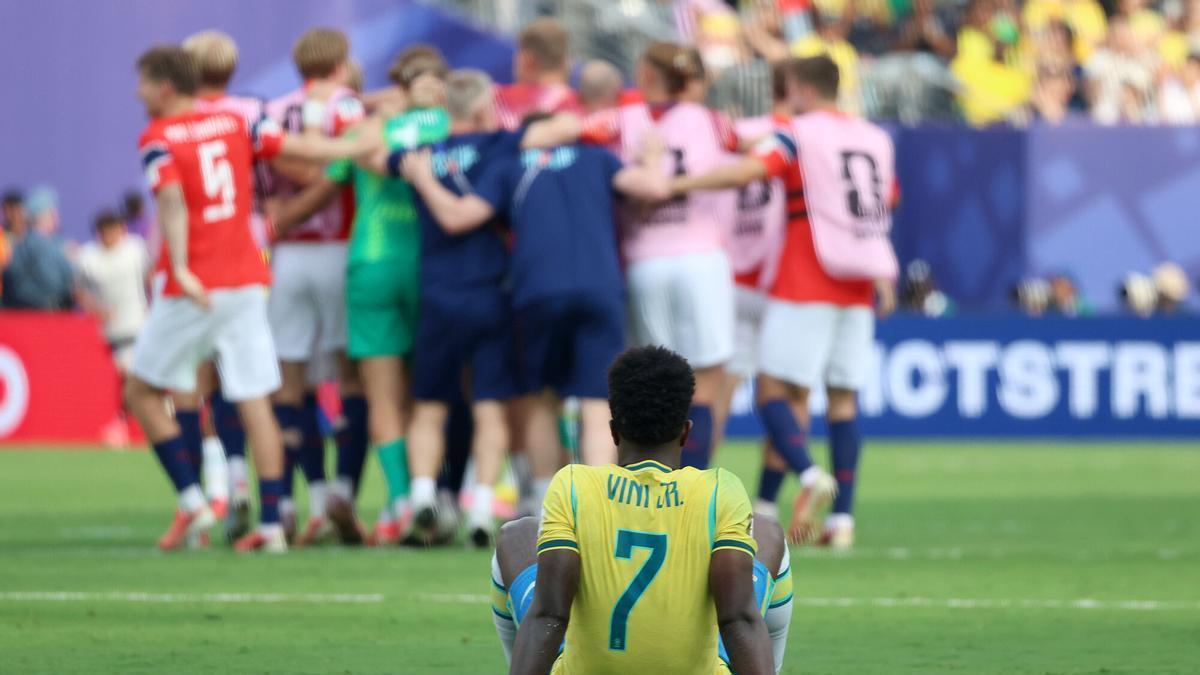 El doblete histórico de Haaland en el Brasil - Noruega del Mundial