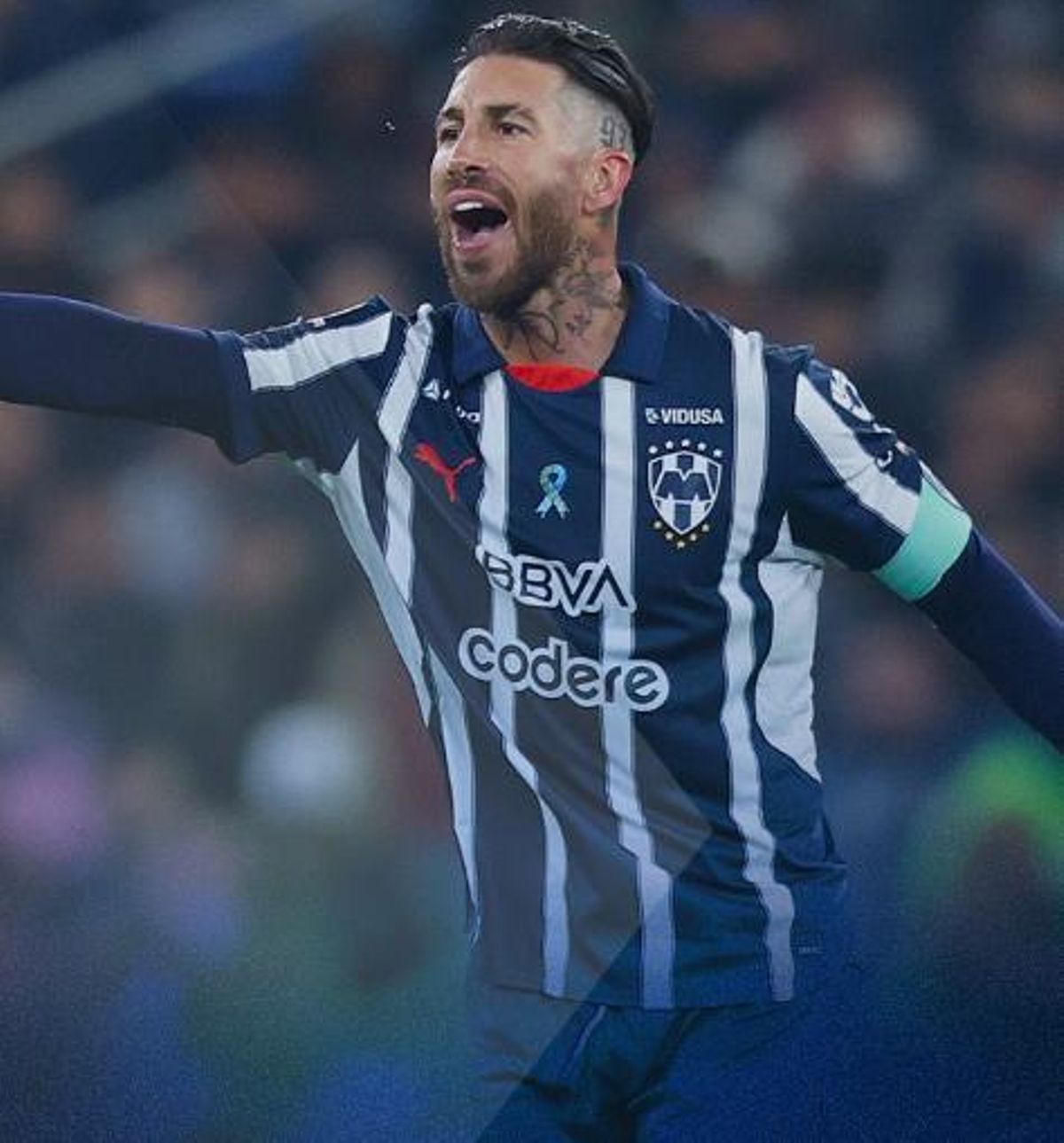 Ramos en su debut con los Rayados de Monterrey