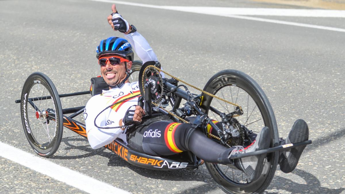 El ciclista Sergio Garrote, campeón paralímpico en Tokio 2020.