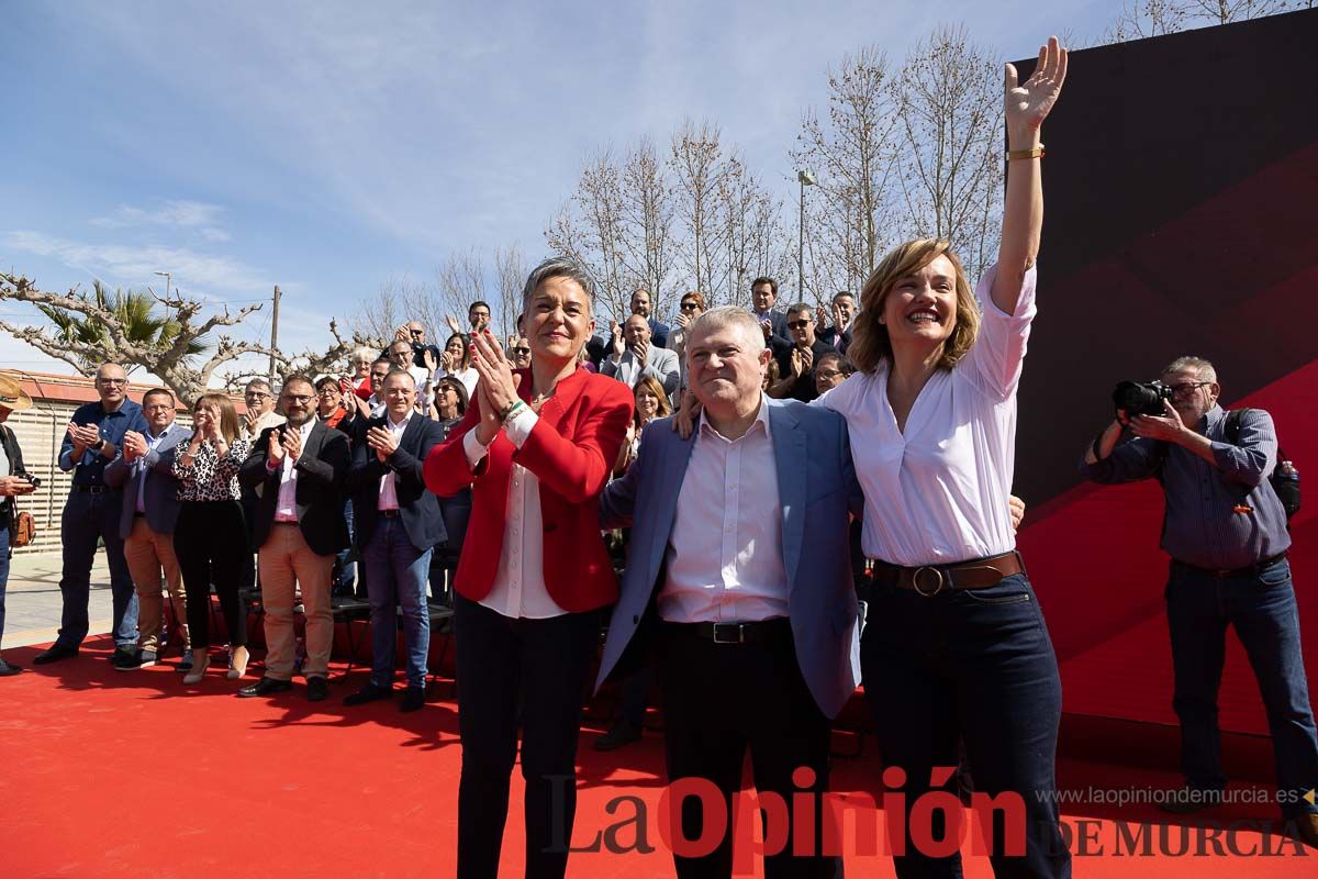 Presentación de José Vélez como candidato del PSOE a la presidencia de la Comunidad