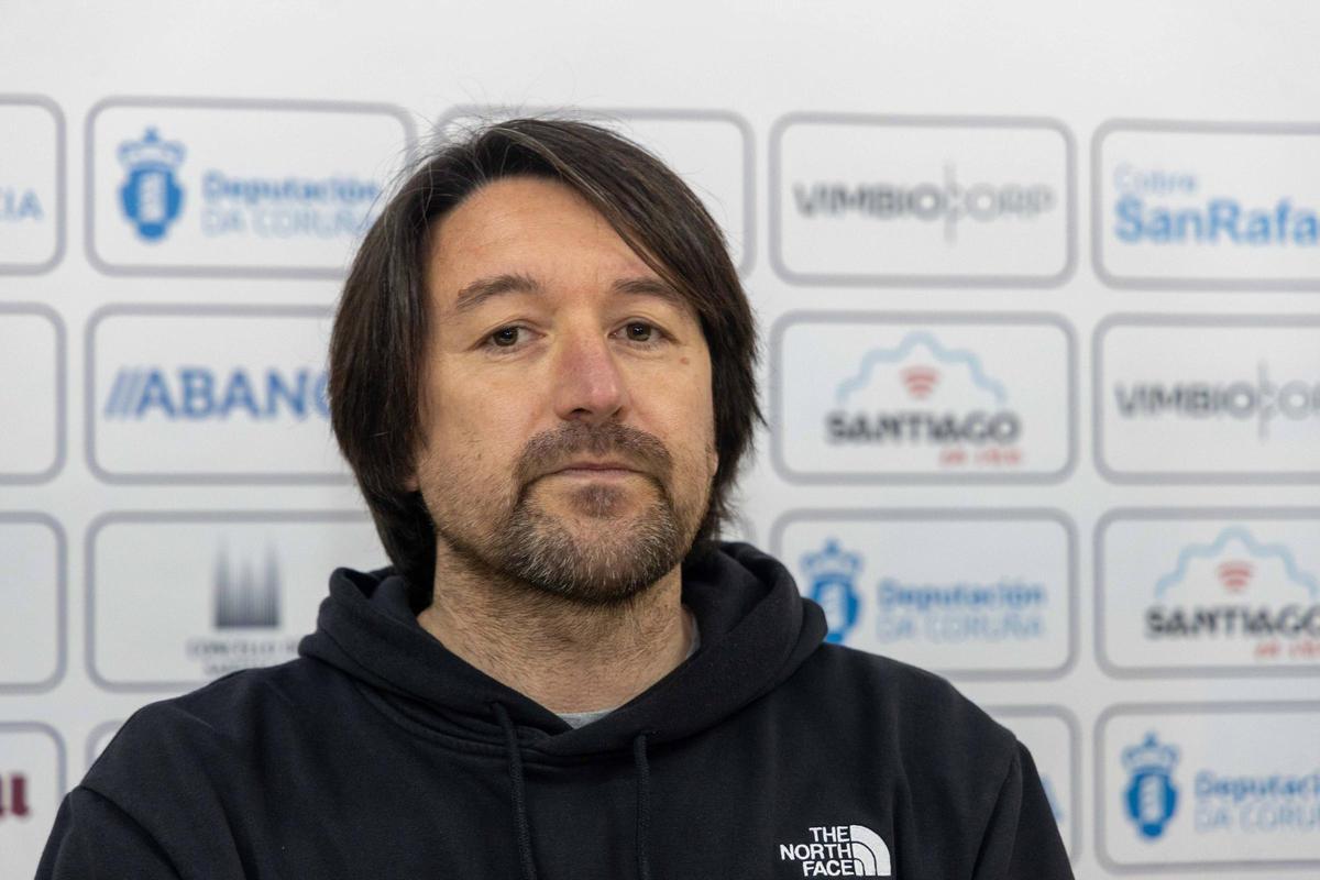 Secho Martínez, durante la comparecencia de prensa.