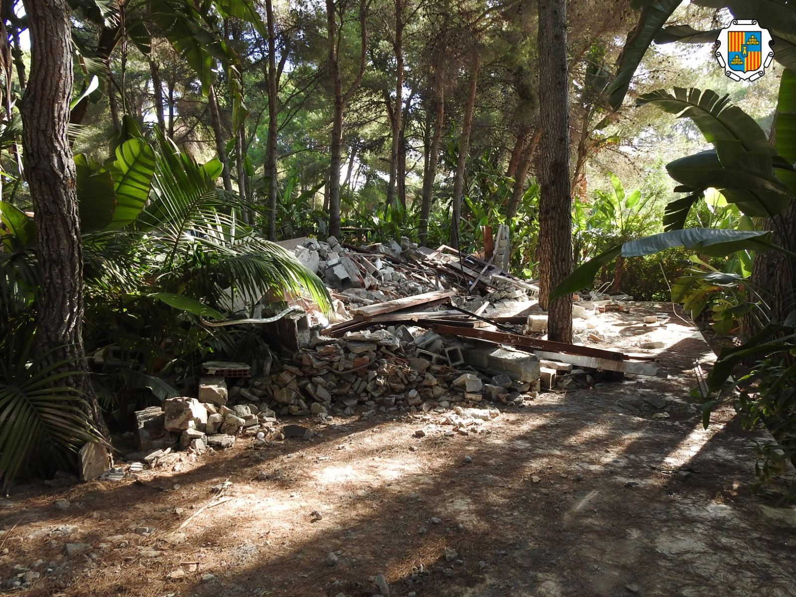 Continúan los derribos en Casa Lola.