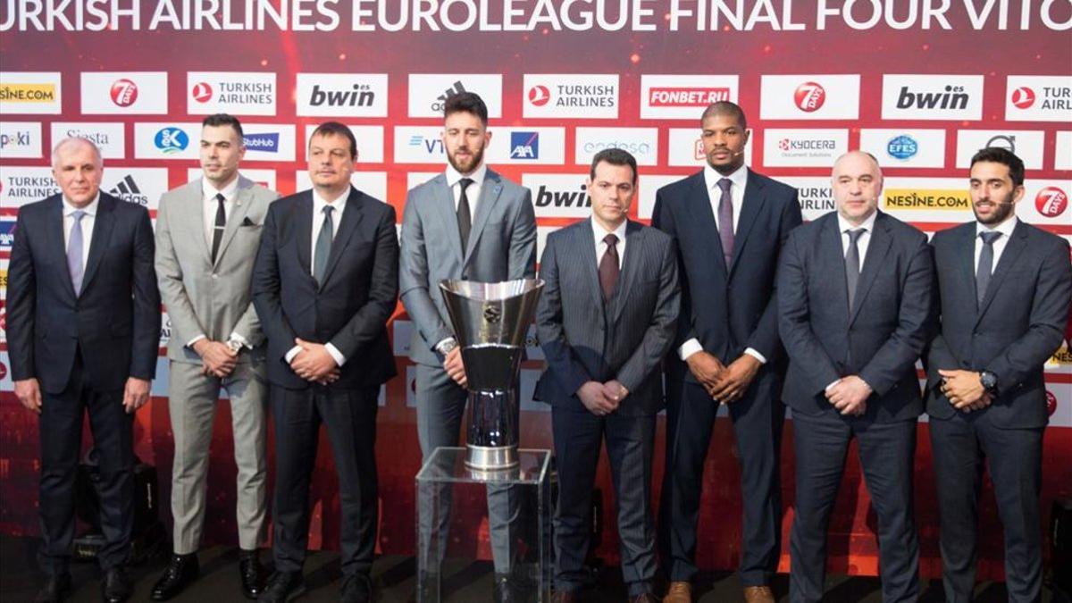 Acto de la presentación de la Final Four de Vitoria