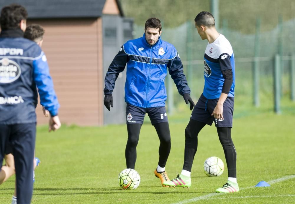 El Dépor prepara el partido del domingo contra el Granada