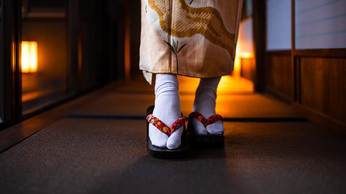 Calzado tradicional japonés
