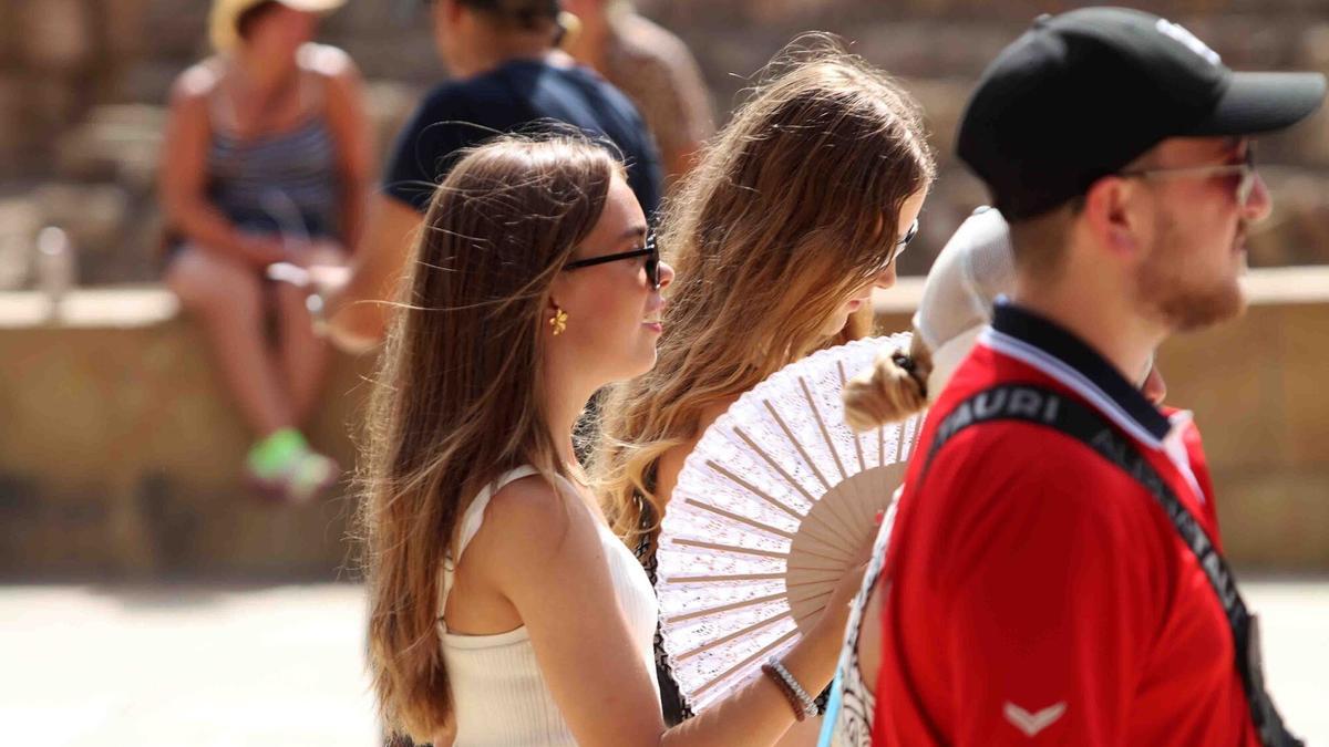 Ola de calor en Málaga, jueves 7 de agosto de 2025