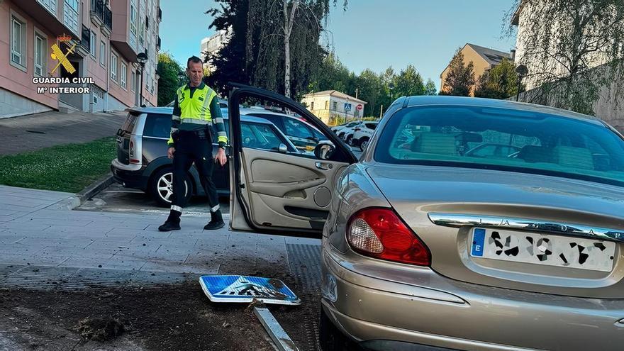 Persecución en Oleiros: detenido tras huir a gran velocidad y de forma temeraria para escapar de un control de la Guardia Civil