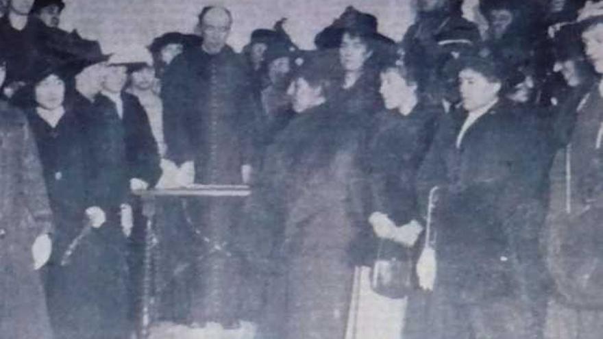 El rodeirense en la Academia Universitaria Católica.