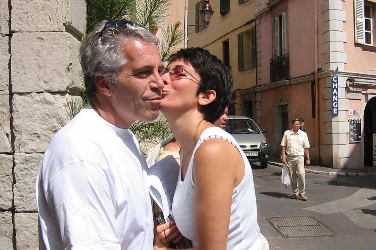 Ghislaine Maxwell y Jefrey Epstein.