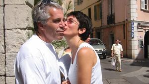 Ghislaine Maxwell y Jefrey Epstein.