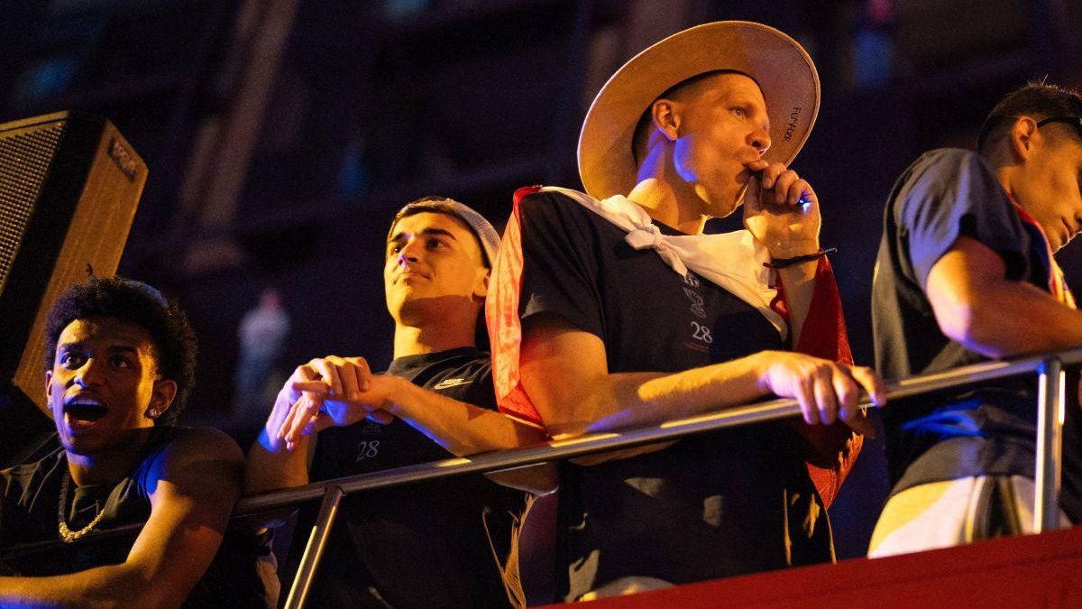 La rúa del Barça por las calles de Barcelona