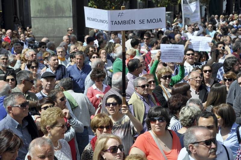 Fotogalería de la protesta de los afectados por las riadas