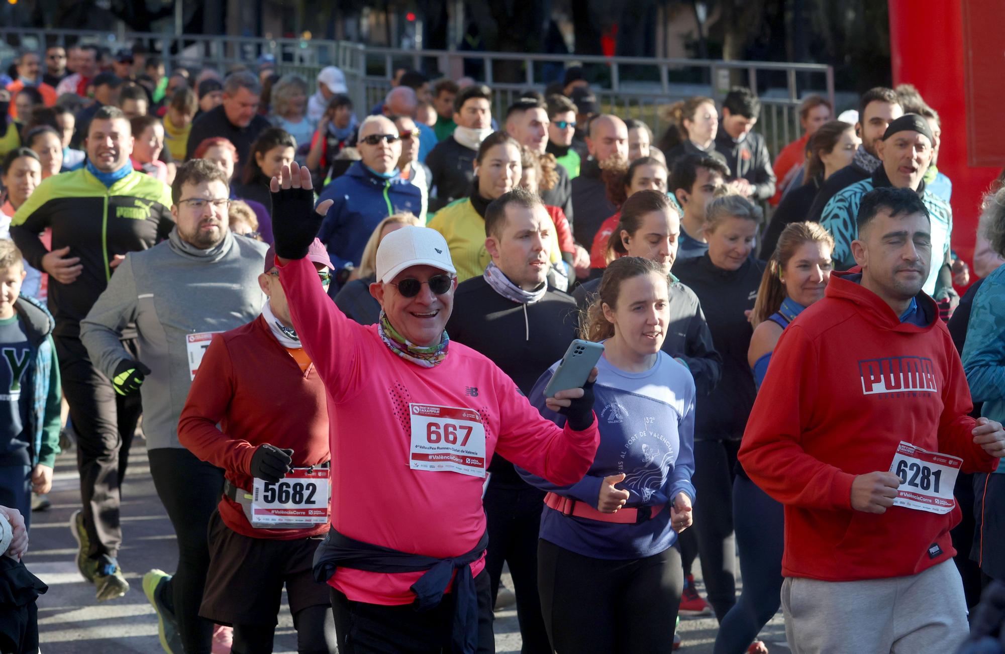 Explosión valencianista en la carrera Runners Ciudad de Valencia