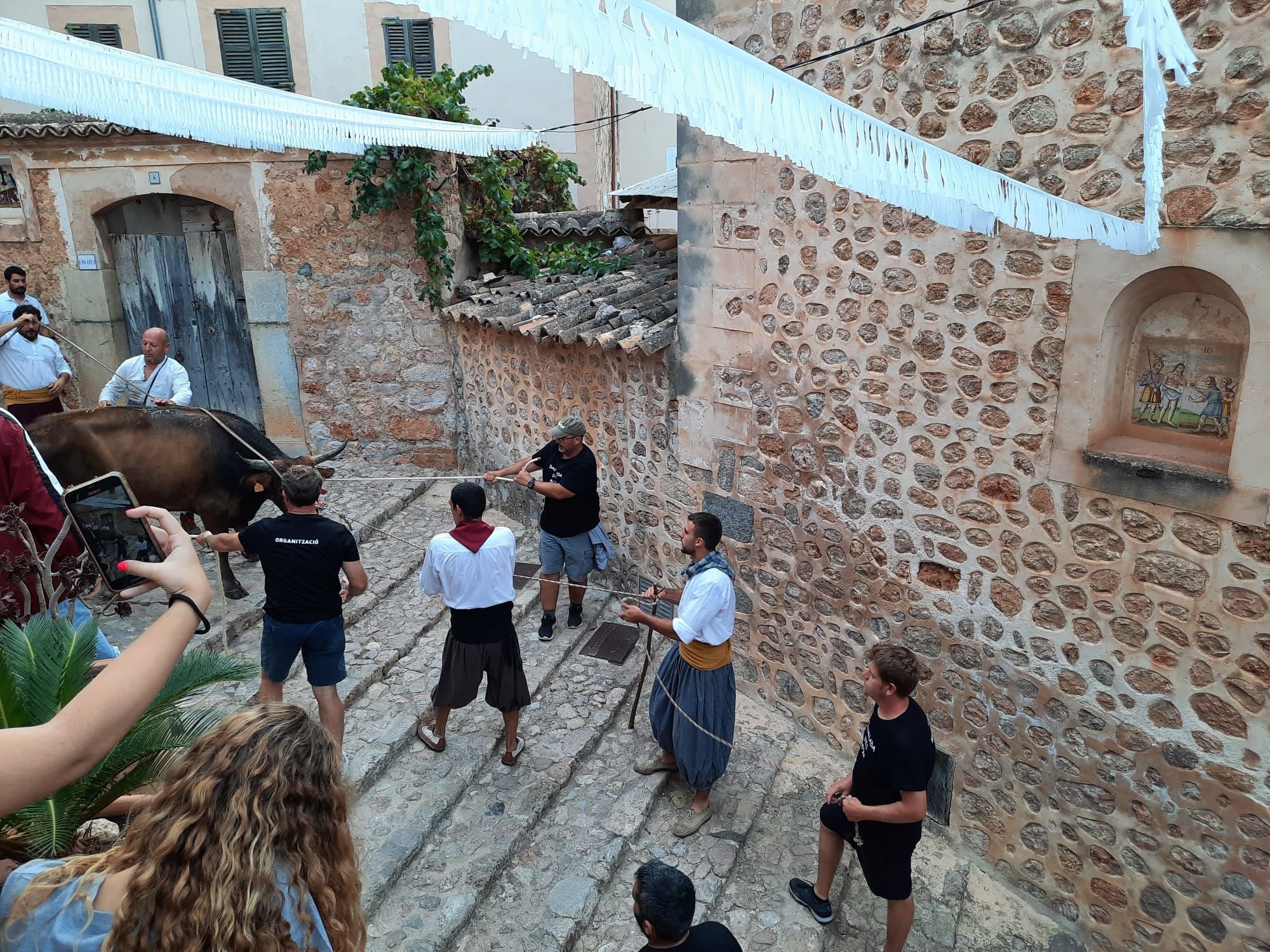 So sah es beim ersten Stierlauf in Fornalutx auf Mallorca nach Corona aus