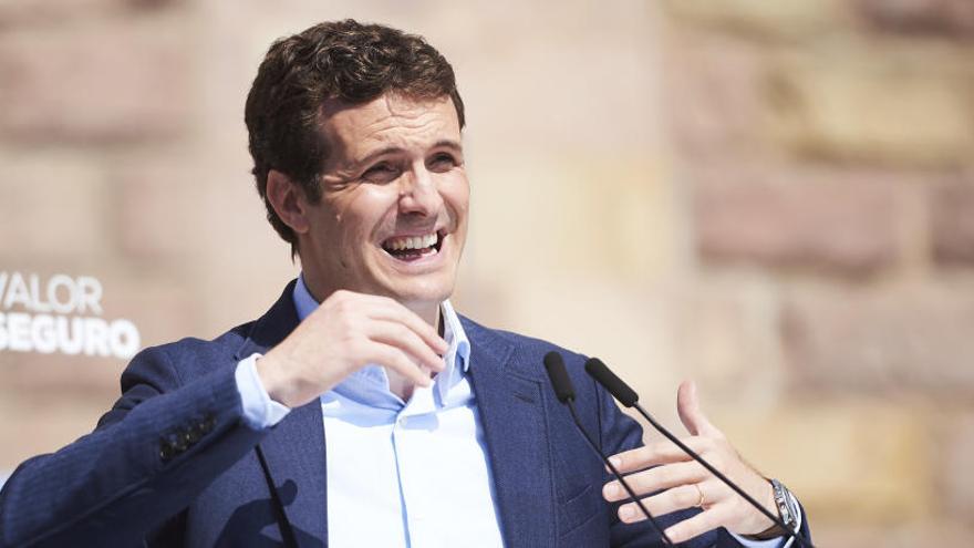 El candidato del PP a la Presidencia, Pablo Casado.