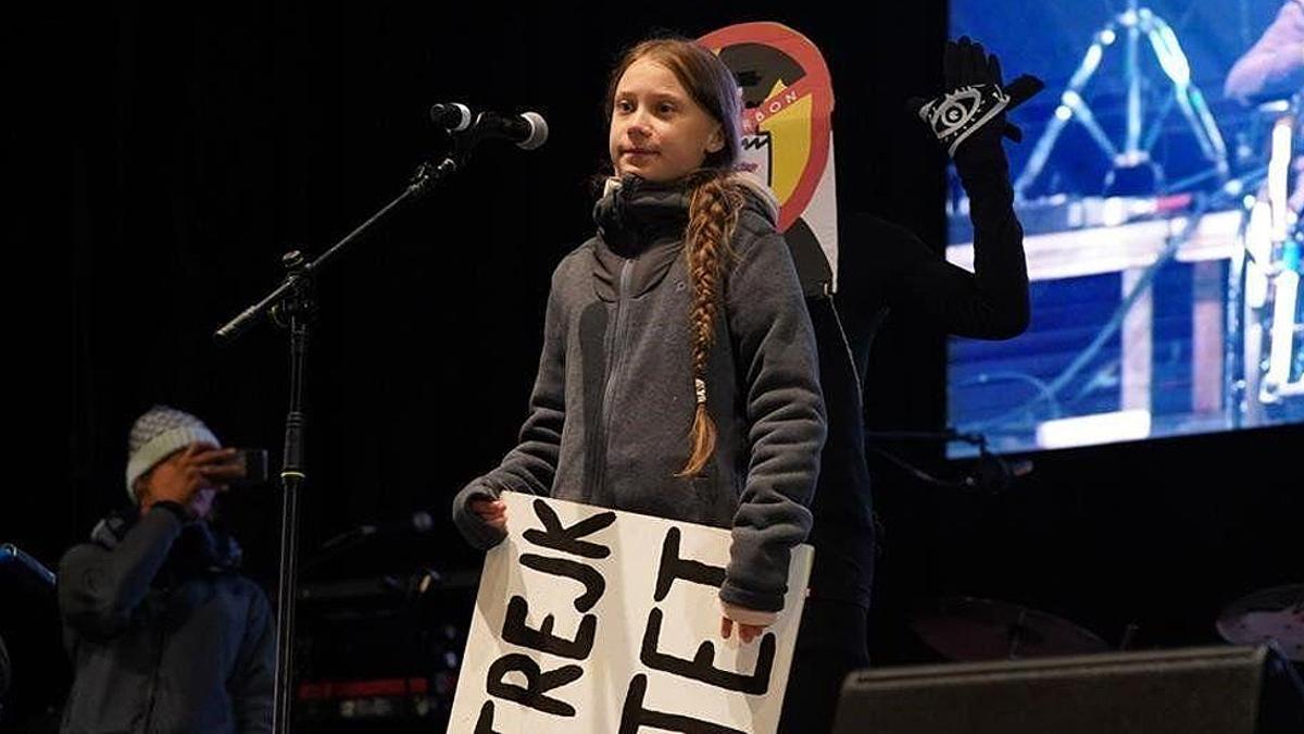 Greta Thunberg, en la Cumbre del Clima de Madrid de 2019.