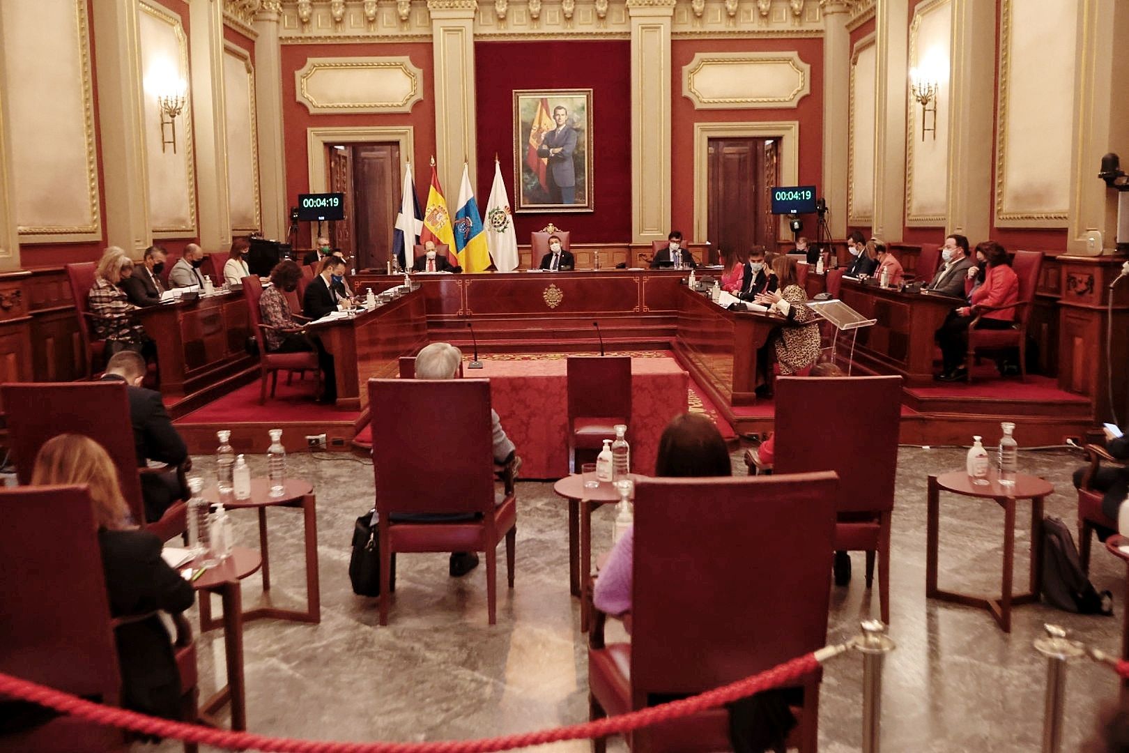 Pleno del Ayuntamiento Santa Cruz