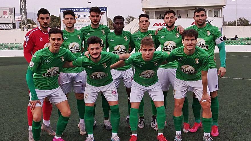 Once inicial que presentó ayer el Novelda.