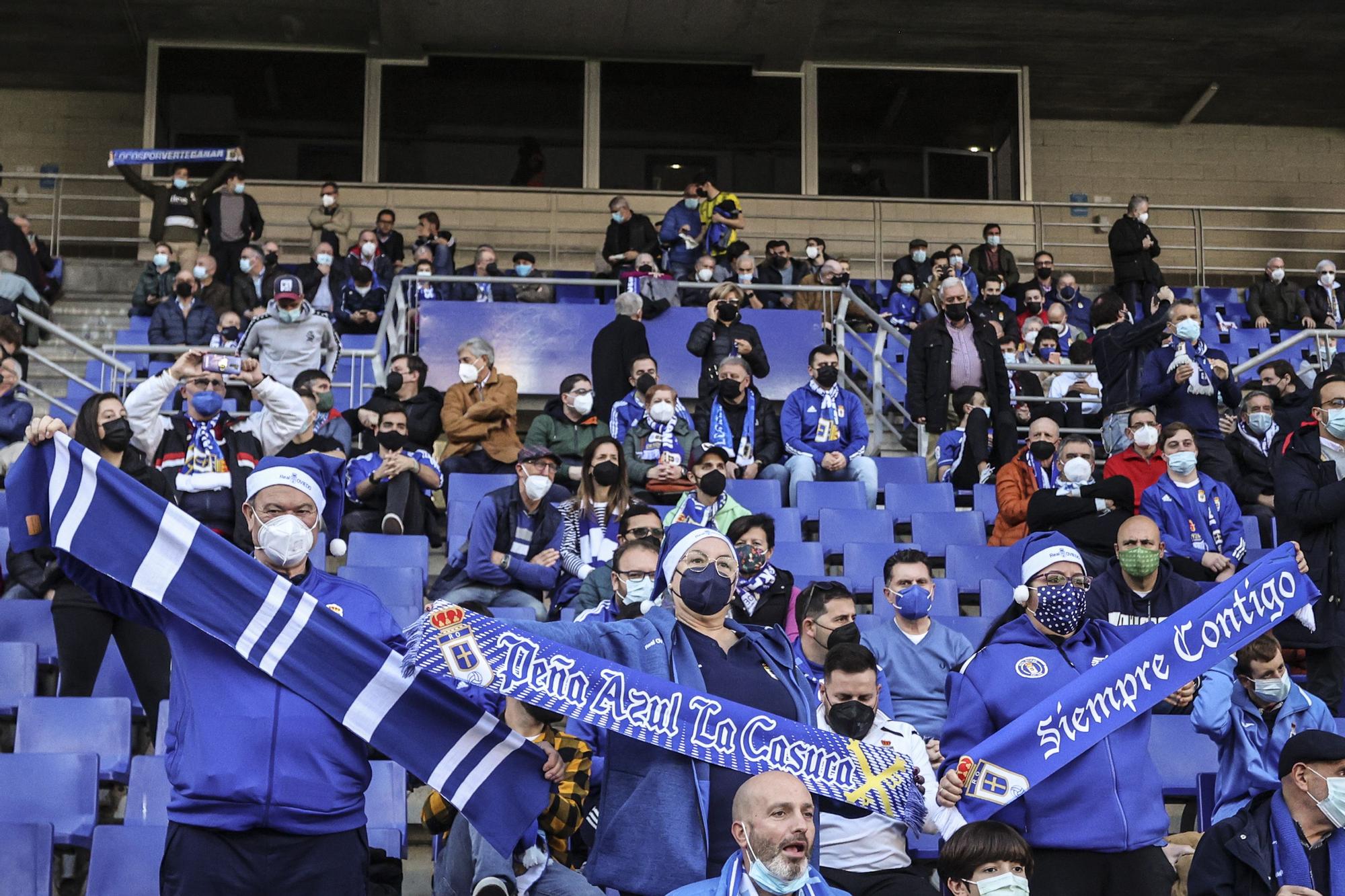 Las mejores imágenes de la victoria del Real Oviedo ante la Ponferradina (2-0)