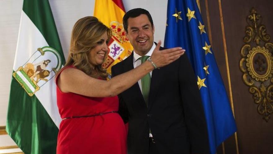 Díaz y Moreno, durante su reunión.