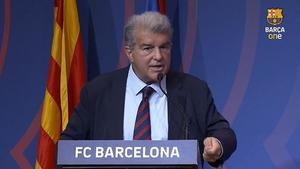 Laporta anuncia que el Barça tendrá beneficios