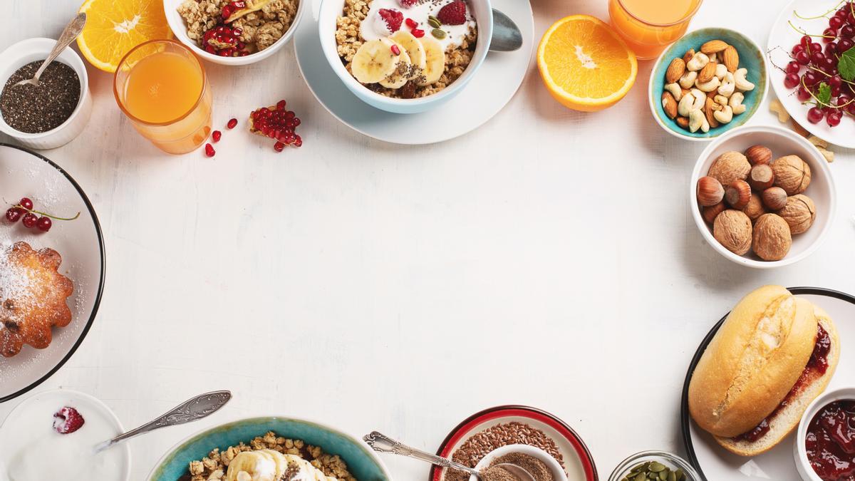 Pequeños desayunos saludables.