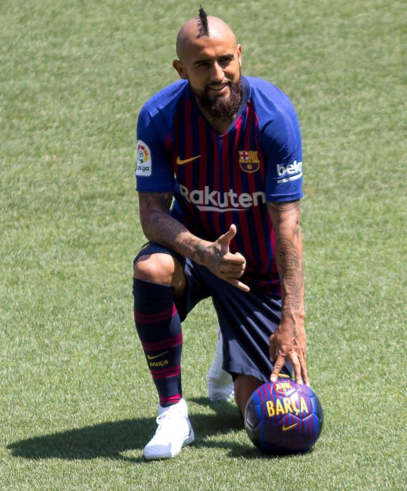 Presentació d'Arturo Vidal