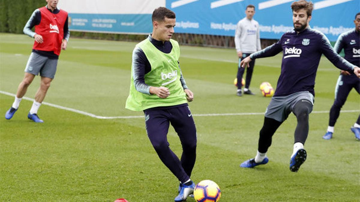 El Barça ya se prepara para el Atlético con Coutinho