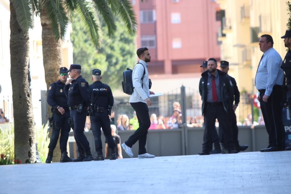 El Real Madrid llega a Málaga