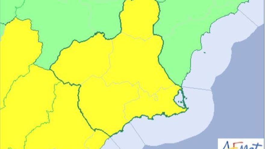 Alerta amarilla en toda la Región para este martes por lluvias