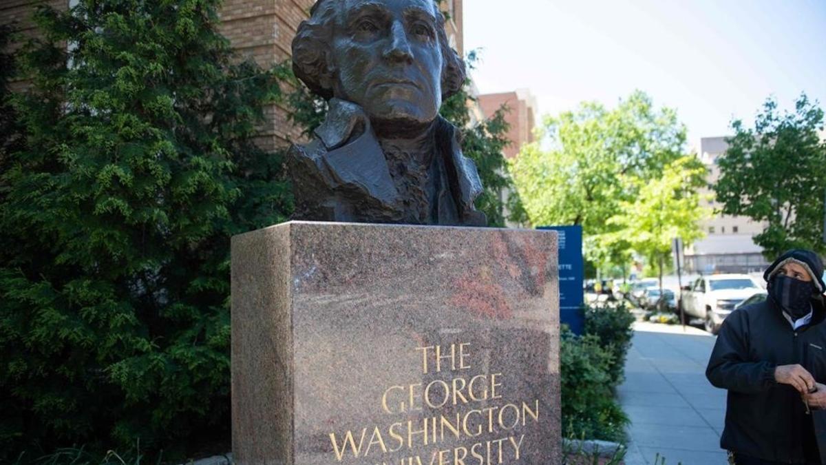 Campus de la Universidad George Washington, en Washington DC.