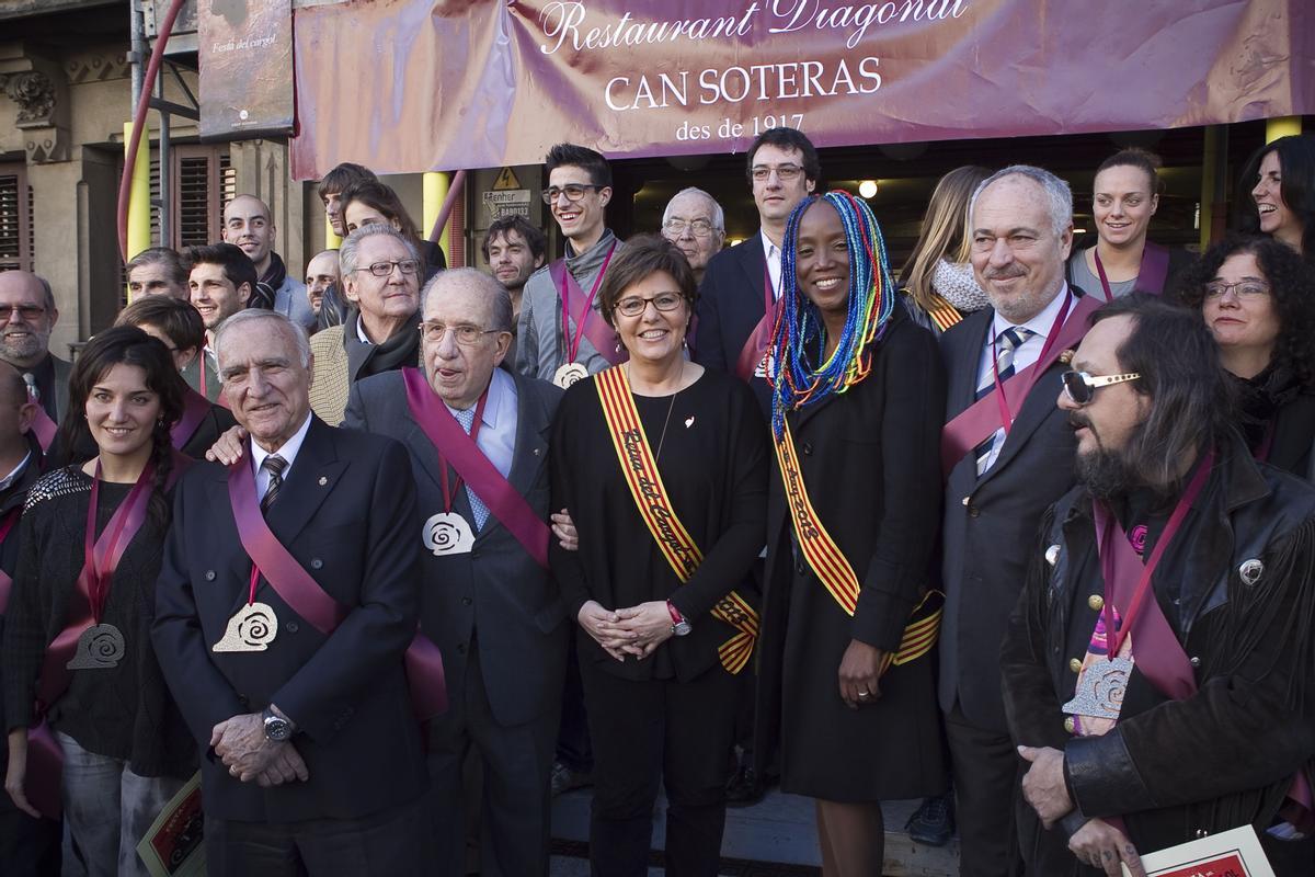 Can Soteras, durante una de sus tradicionales citas gastronómicas con el caracol.