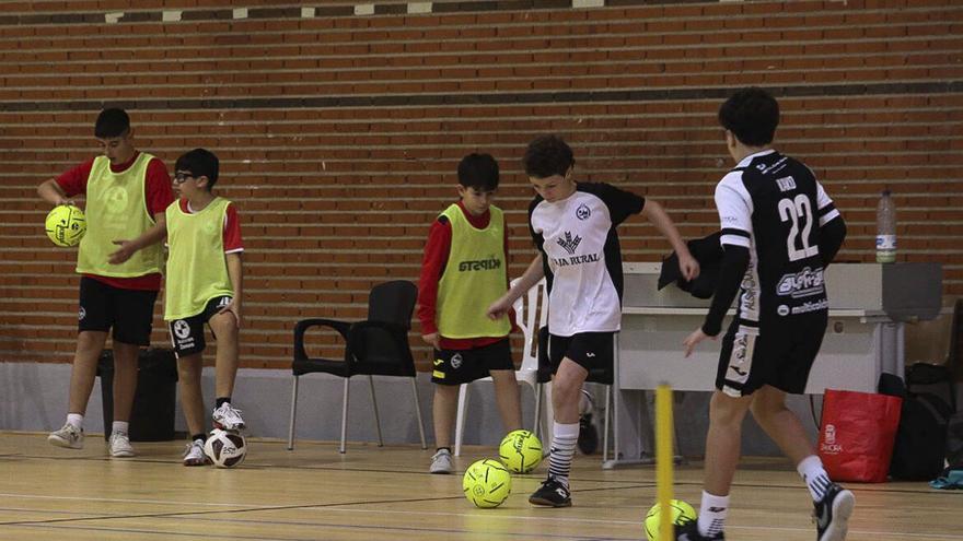 Éxito de participación en el clinic formativo organizado por el River Zamora en el pabellón azul | A. P.