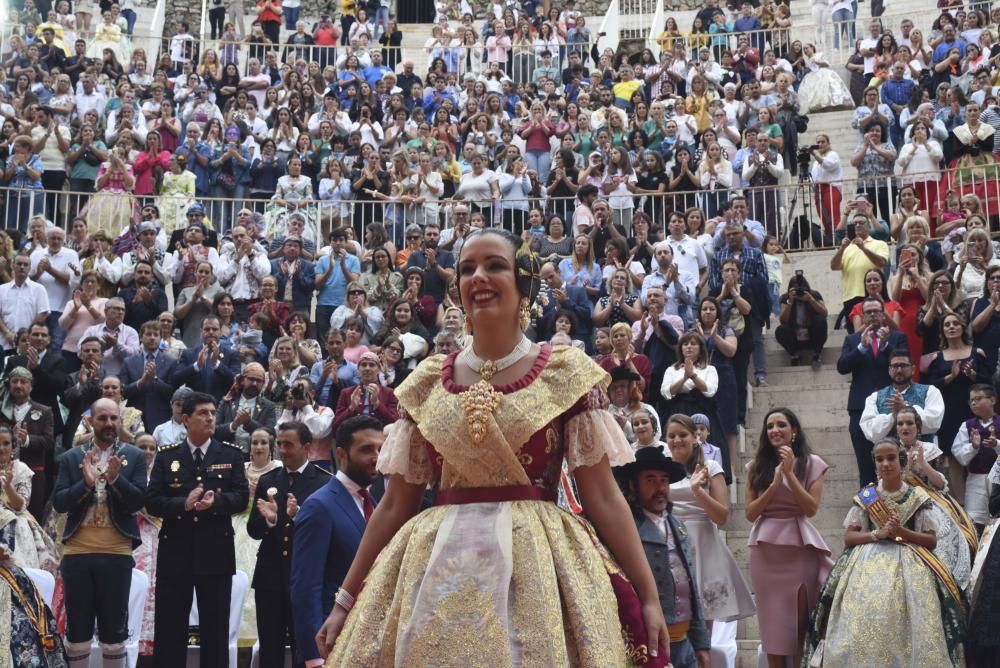 Exaltación de las Falleras Mayores de El Camp de Morvedre Sandra y Aitana.