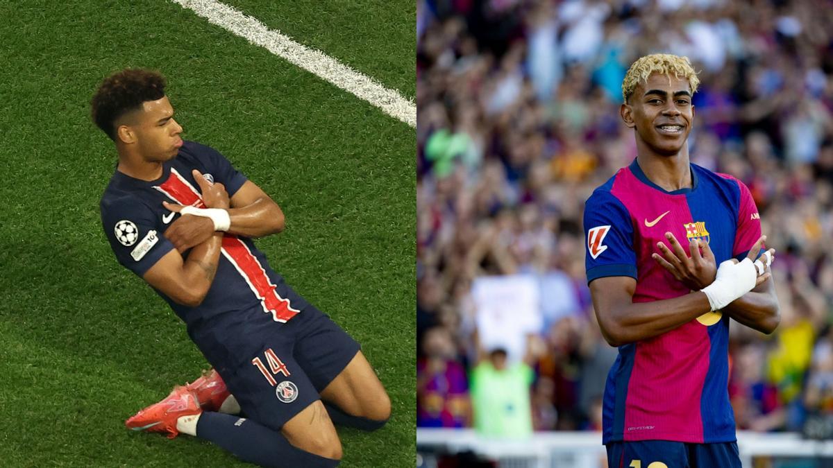 Désiré Doué, el MVP de la primera Champions del PSG