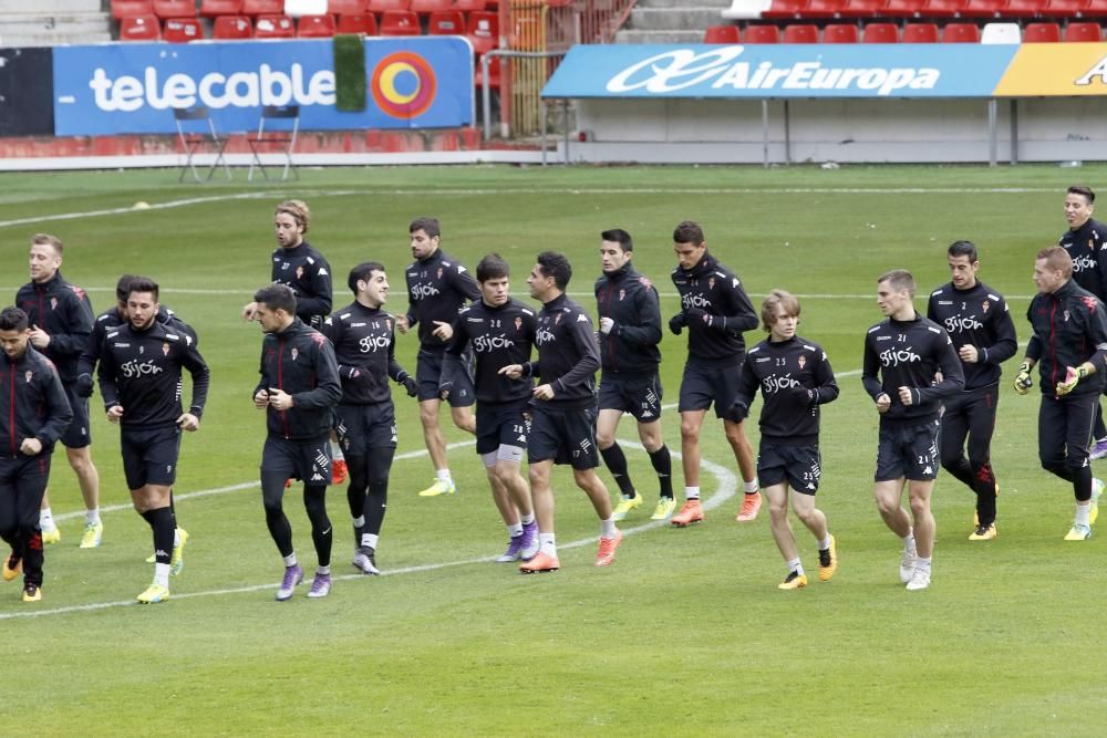 Entrenamiento del Sporting