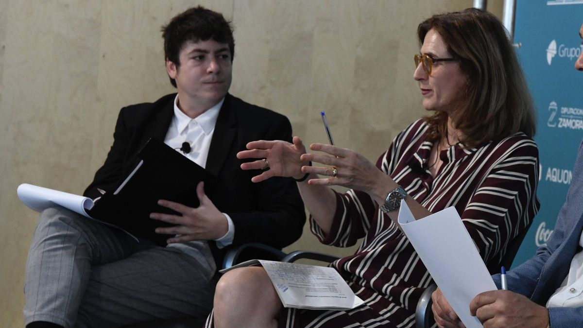 Paloma López-Izquierdo, durante la mesa de expertos "Innovación y Sostenibilidad" organizada por La Opinión-El Correo de Zamora.