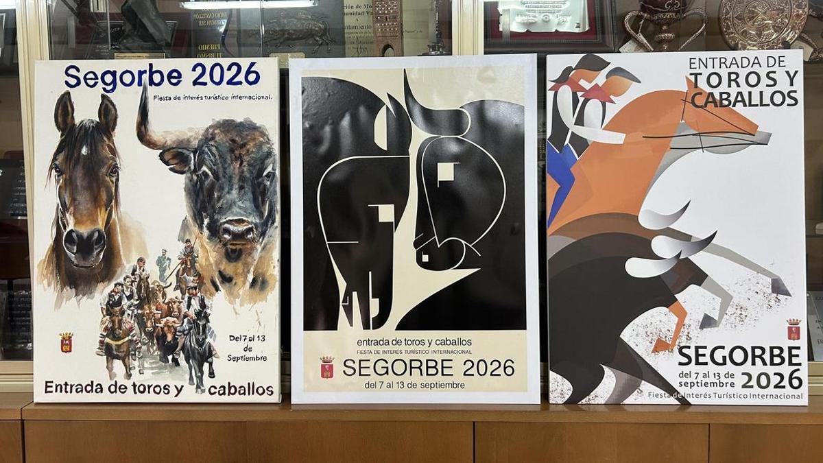 Carteles ganadores del XL Concurso de la Entrada