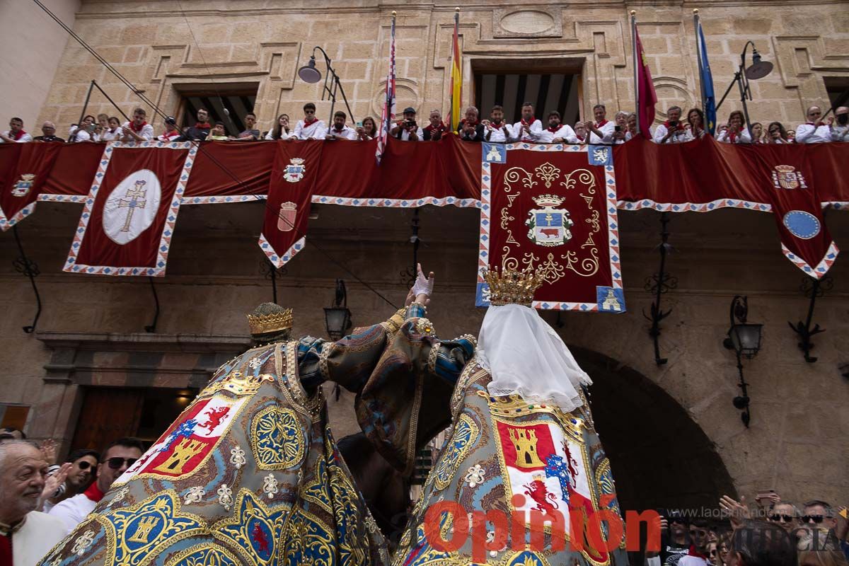 Moros y Cristianos en la mañana del día dos en Caravaca