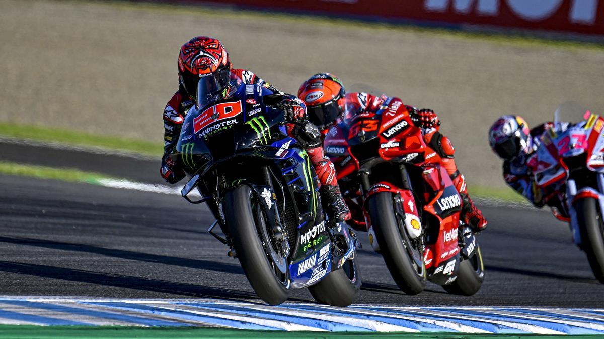 Fabio Quartararo y Pecco Bagnaia.